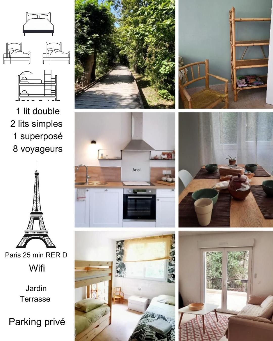 L'Ile Des Prevots Apartment Crosne Luaran gambar